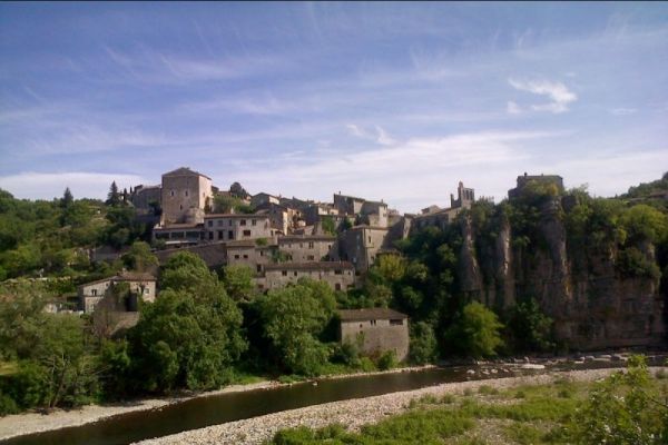 Balazuc vue du Vieil Audon